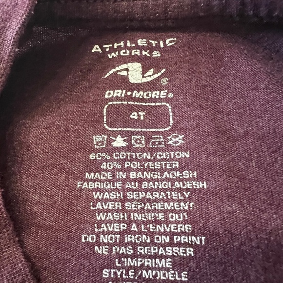 Athletic works 4T  Long Sleeve - Picture 4 of 4